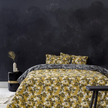 Nima Home Σετ Παπλωματοθήκη Μονή - Zinnia Πράσινο, Γκρι   (1 x 160x240   52x72)