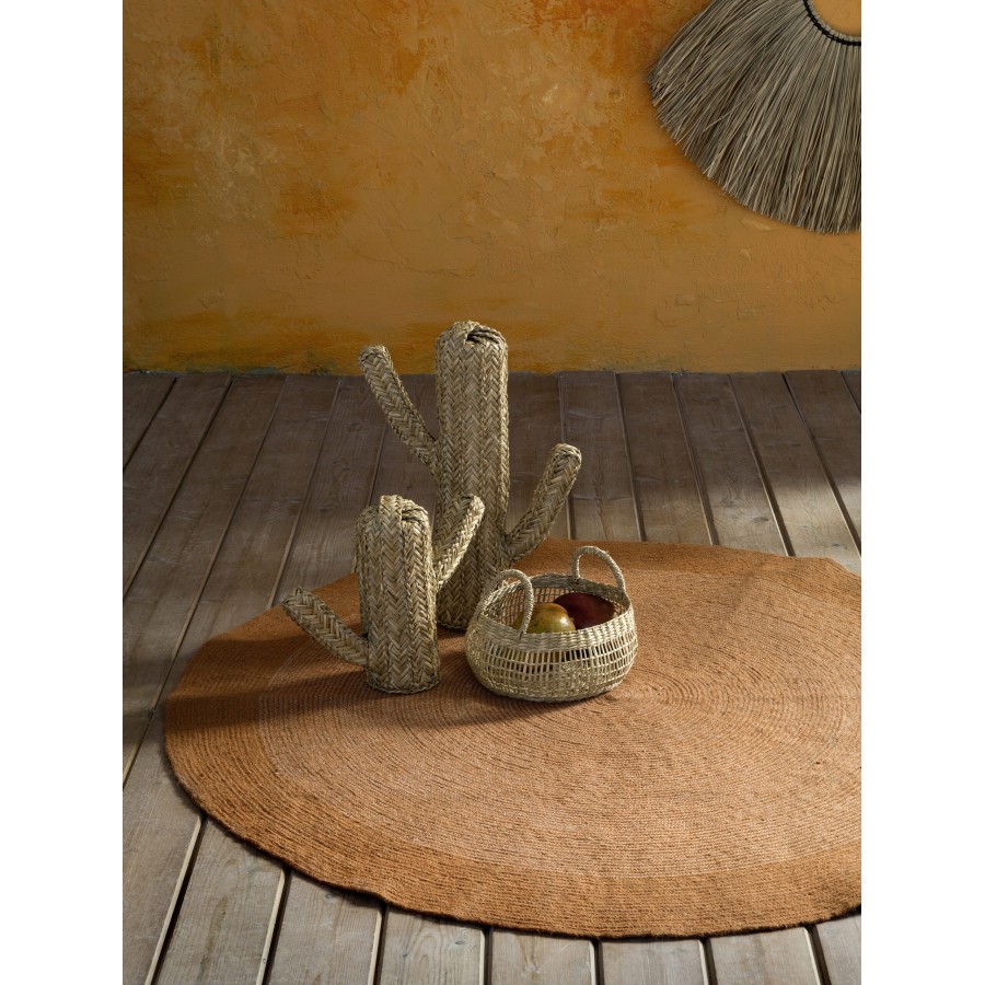 NIMA Home Στρογγυλό Χαλί Δ150 - Bergren Deep Orange Πορτοκαλί