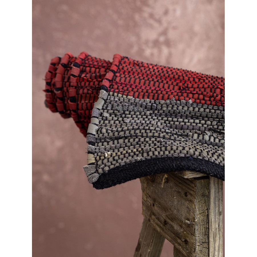 NIMA Home Χαλάκι 60x130 - Arlo Red Κόκκινο, Γκρι