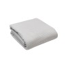 Κουβέρτα πικέ cotton Light Grey Μονή (165x265)