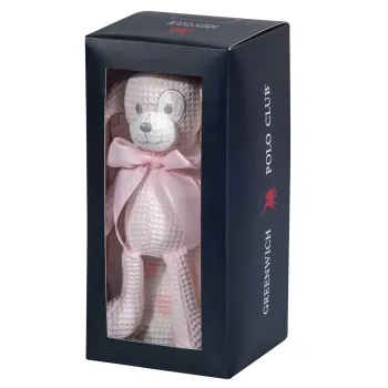 GREENWICH POLO CLUB ΚΟΥΒΕΡΤΑ ΠΙΚΕ 75X100 ΒΑΒΥ ESSENTIAL 8855 PINK, WHITE