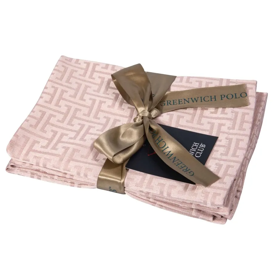 GREENWICH POLO CLUB ΣΕΤ ΠΕΤΣΕΤΕΣ ΦΑΓΗΤΟΥ 40Χ40 3007 GOLD