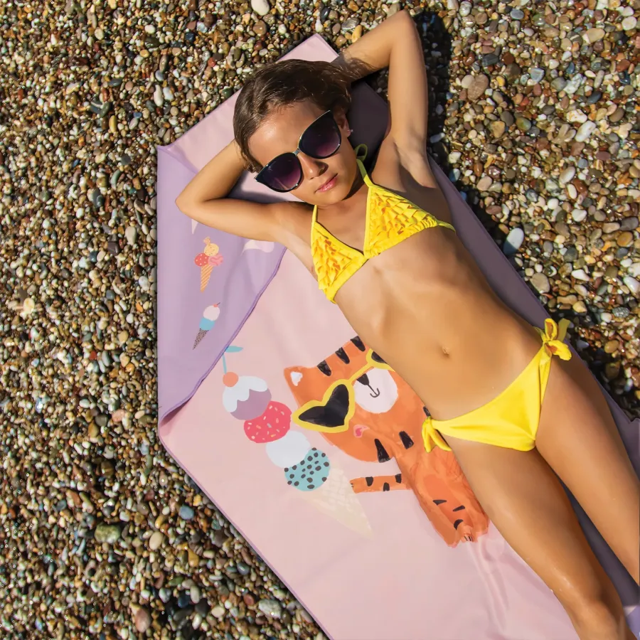 GREENWICH POLO CLUB JUNIOR ΠΕΤΣΕΤΑ ΘΑΛΑΣΣΗΣ 70Χ140 4082 PINK, PURPLE