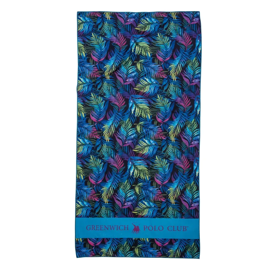 GREENWICH POLO CLUB ΠΕΤΣΕΤΑ ΘΑΛΑΣΣΗΣ 80Χ170 3801 ΜΠΛΕ, ΠΡΑΣΙΝΟ, ΦΟΥΞΙΑ