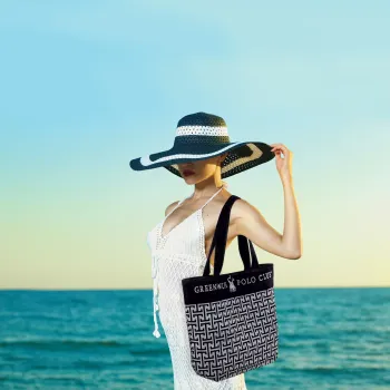 GREENWICH POLO CLUB ΤΣΑΝΤΑ ΘΑΛΑΣΣΗΣ 55Χ40 4004 BROWN