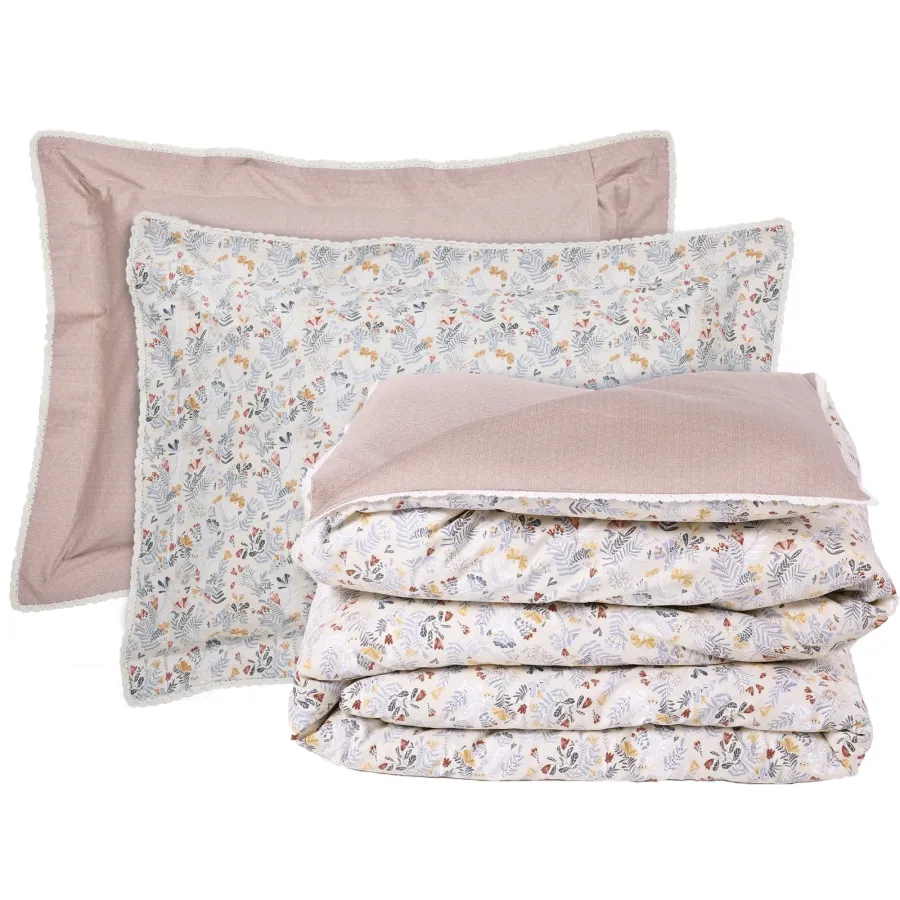 DAS HOME ΚΟΥΒΕΡΛΙ KING PRESTIGE 1695 BEIGE, BLUE