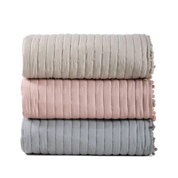 DAS HOME ΚΟΥΒΕΡΛΙ ΥΠΕΡΔΙΠΛΟ HAPPY 9653 GREY