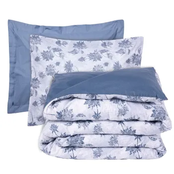 DAS HOME ΣΕΤ ΣΕΝΤΟΝΙΑ ΥΠΕΡΔΙΠΛΑ HAPPY 9672 BLUE, GREY