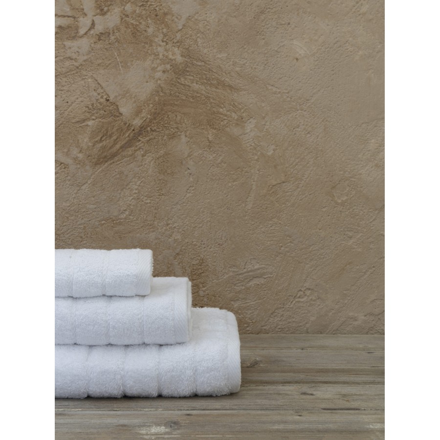 Nima Hotelling Πετσέτα 50x100 Edition - Πενιέ 700gsm - 100% Βαμβάκι Λευκό