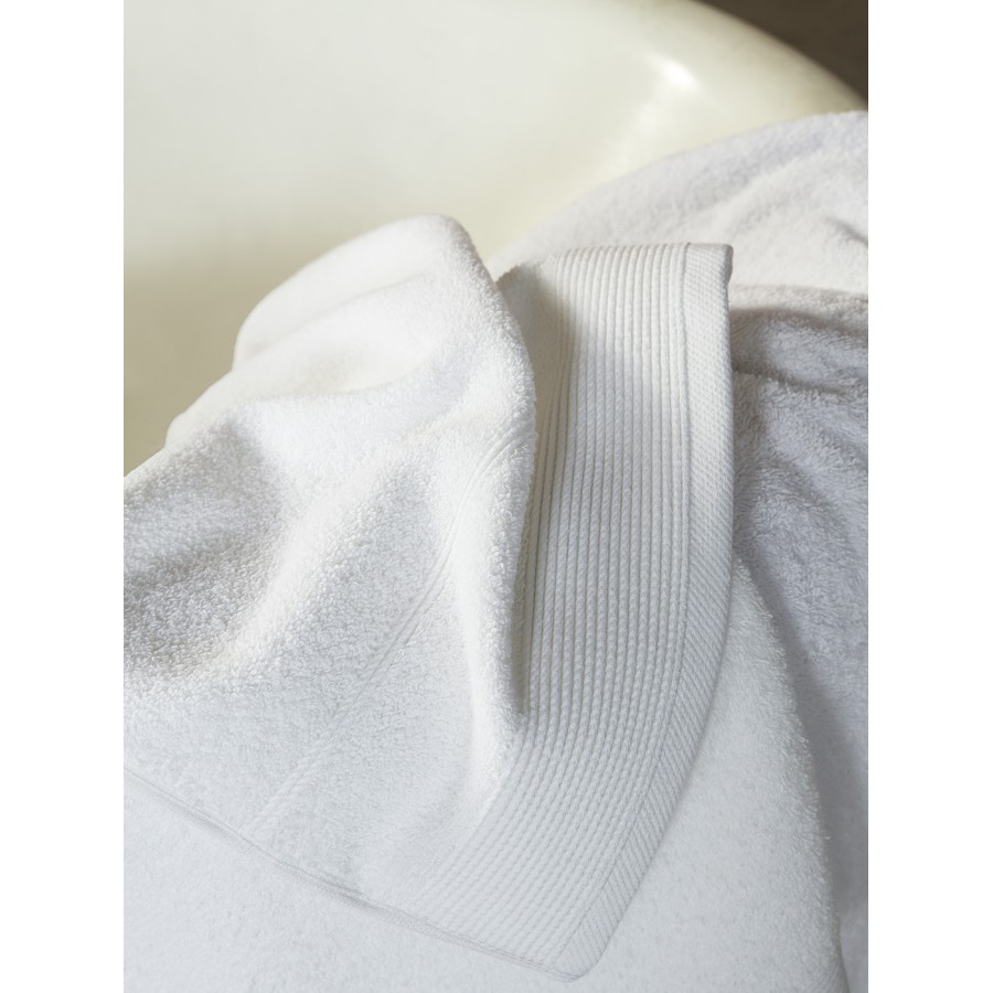 Nima Hotelling Πετσέτα 80x150 Ritz - White - Πενιέ 600gsm - 100% Βαμβάκι Λευκό