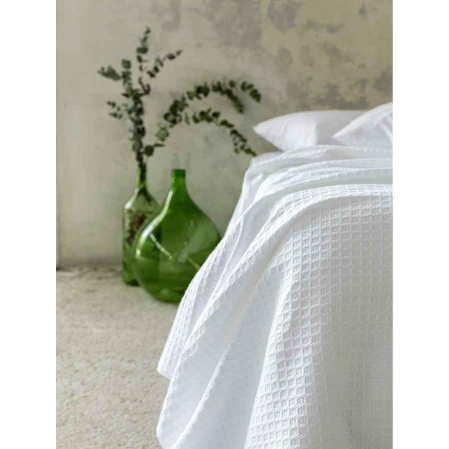 Nima Hotelling Κουβέρτα 250x260 - Bianca Λευκό