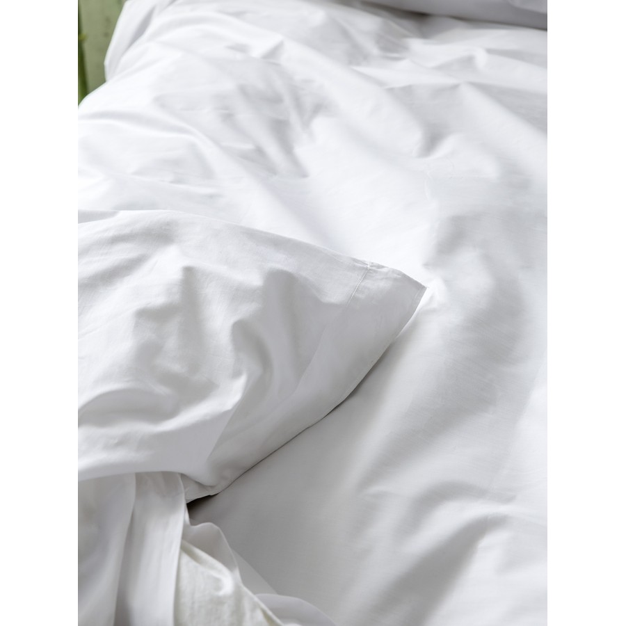 Nima Hotelling Παπλωματοθήκη 170x240 - 144 Κλωστές - 50% Βαμβάκι / 50% Πολυέστερ Λευκό   170x240