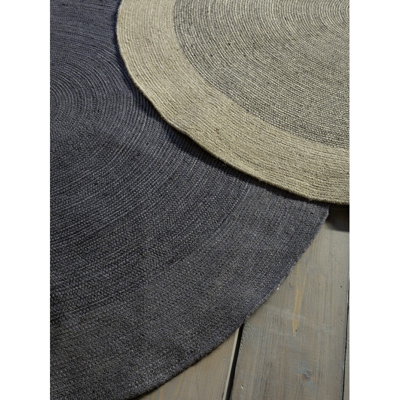 Nima Home Στρογγυλό Χαλί Δ150 - Bergren Gray Γκρι