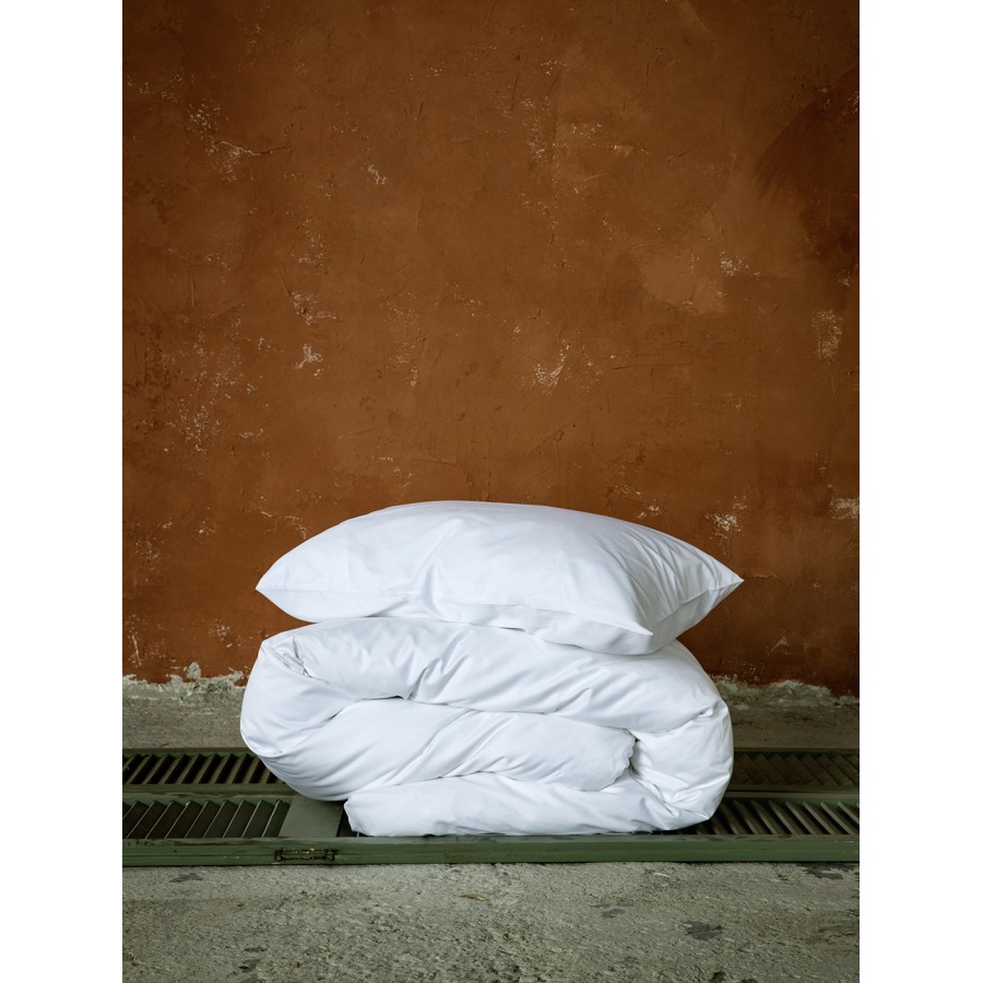 Nima Hotelling Παπλωματοθήκη 170x240 - 180 Κλωστές CVC - 60% Βαμβάκι / 40% Πολυέστερ Λευκό   170x240