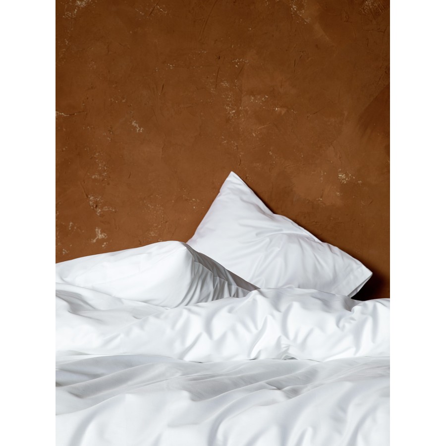 Nima Hotelling Παπλωματοθήκη 230x240 - 200 Κλωστές Περκάλι - 50% Βαμβάκι Πενιέ / 50% Πολυέστερ Λευκό   230x240