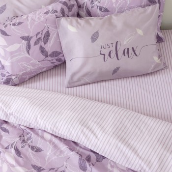 Nima Home Σετ Σεντόνια Γίγας - Florelia Λιλά   (2 x 270x280 + 2  52x72)
