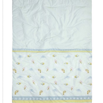 Nima Bebe Κουβερλί Κούνιας - Sea Love Τυρκουάζ   100x140