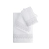 Nima Home Σετ Πετσέτες (30x50 + 50x90 + 70x140) - Demur White Λευκό