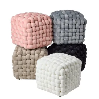 DAS HOME ΔΙΑΚΟΣΜΗΤΙΚΟ ΠΟΥΦ 43Χ43Χ40 2272 GREY