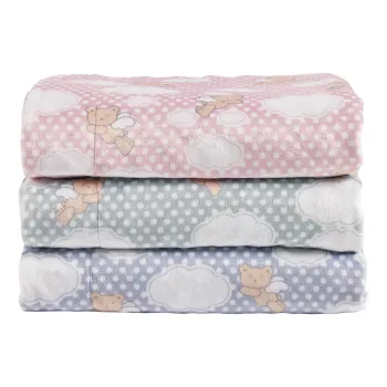 DAS BABY ΚΟΥΒΕΡΤΑ FLEECE 75X100 RELAX 4903 BLUE