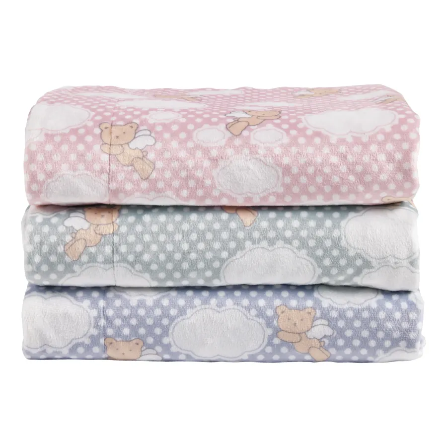 DAS BABY ΚΟΥΒΕΡΤΑ FLEECE 75X100 RELAX 4903 BLUE