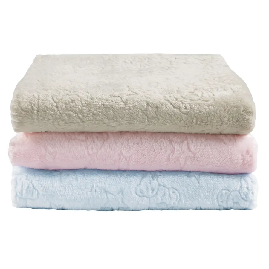 DAS BABY ΚΟΥΒΕΡΤΑ FLEECE 75X100 RELAX 4905 LIGHT BLUE