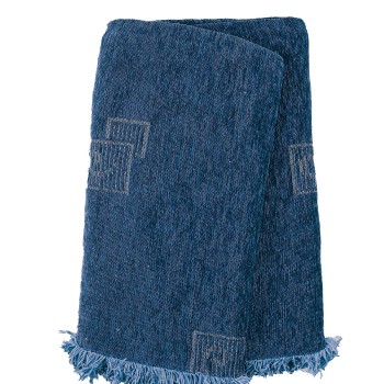 Ριχτάρι Σενίλ Ζακάρ Box Blue Μονοθέσιο