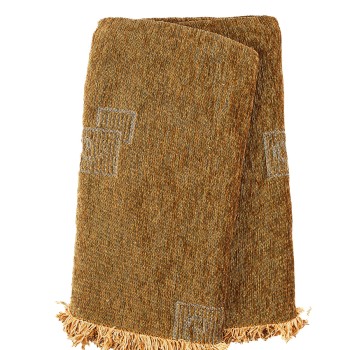 Ριχτάρι Σενίλ Ζακάρ Box Brown Διθέσιο