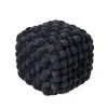 DAS HOME ΔΙΑΚΟΣΜΗΤΙΚΟ ΠΟΥΦ 43Χ43Χ40 2271 BLACK