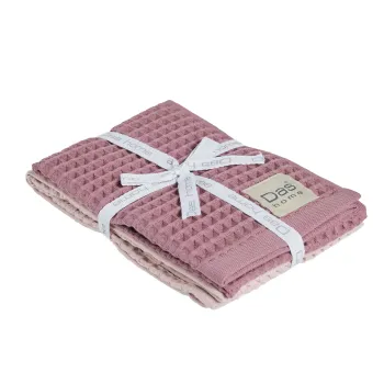 DAS HOME ΣΕΤ ΠΟΤΗΡΟΠΑΝΑ 2ΤΜΧ 40Χ60 0803 NUDE, PINK