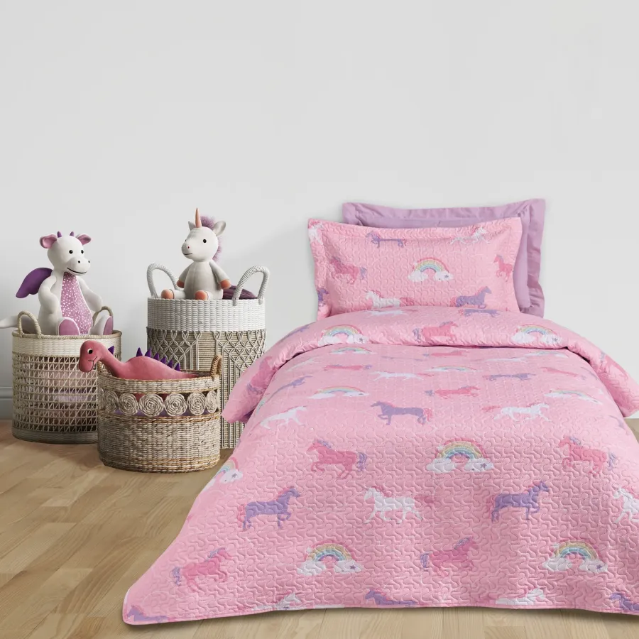 DAS KIDS ΚΟΥΒΕΡΛΙ ΜΟΝΟ 4929 PINK, PURPLE