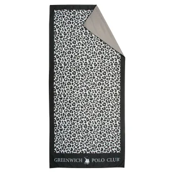 GREENWICH POLO CLUB ΠΕΤΣΕΤΑ ΘΑΛΑΣΣΗΣ 80Χ170 ESSENTIAL 4036 BLACK, TAUPE