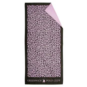 GREENWICH POLO CLUB ΠΕΤΣΕΤΑ ΘΑΛΑΣΣΗΣ 80Χ170 ESSENTIAL 4037 BLACK, PINK