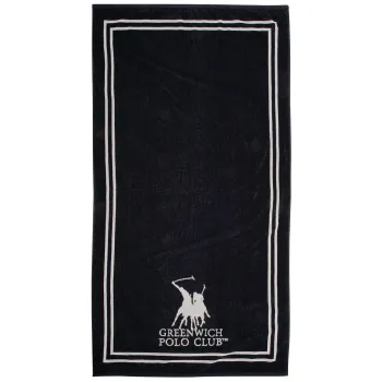 GREENWICH POLO CLUB ΠΕΤΣΕΤΑ ΘΑΛΑΣΣΗΣ 90Χ170 4049 BLACK, CREAM