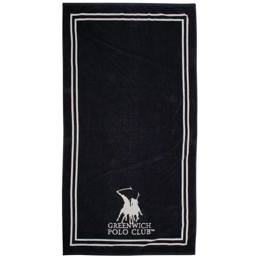 GREENWICH POLO CLUB ΠΕΤΣΕΤΑ ΘΑΛΑΣΣΗΣ 90Χ170 4049 BLACK, CREAM