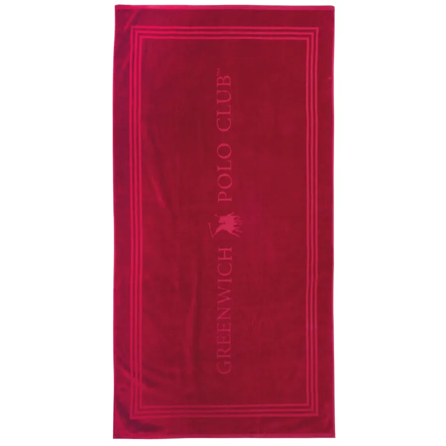 GREENWICH POLO CLUB ΠΕΤΣΕΤΑ ΘΑΛΑΣΣΗΣ 90Χ170 4066 RED