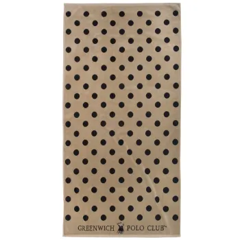 GREENWICH POLO CLUB ΠΕΤΣΕΤΑ ΘΑΛΑΣΣΗΣ 90Χ170 4071 BLACK, TAUPE