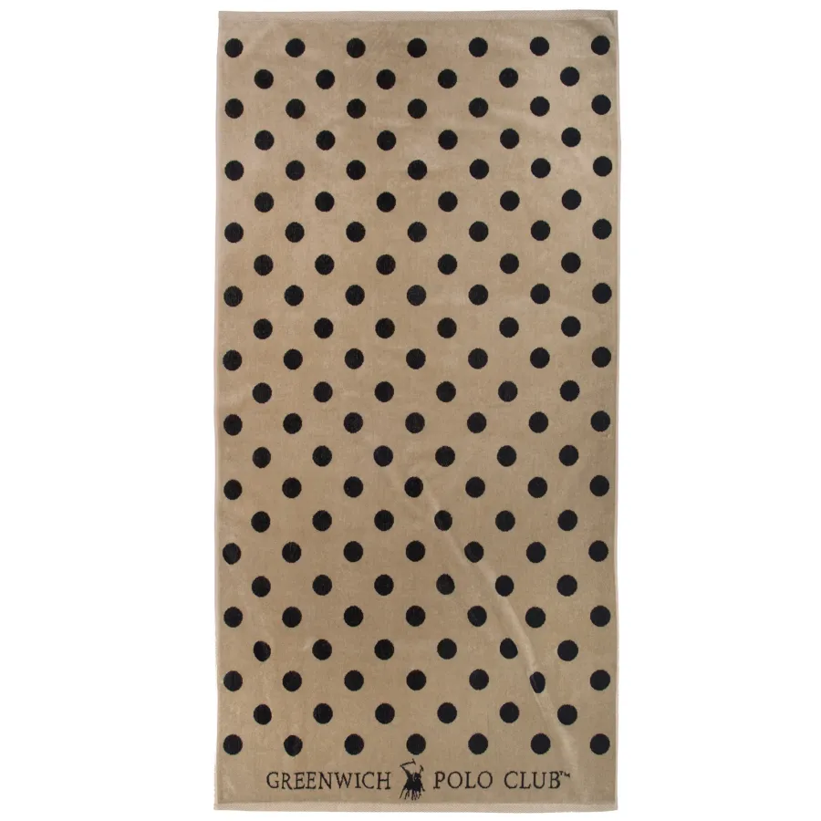 GREENWICH POLO CLUB ΠΕΤΣΕΤΑ ΘΑΛΑΣΣΗΣ 90Χ170 4071 BLACK, TAUPE