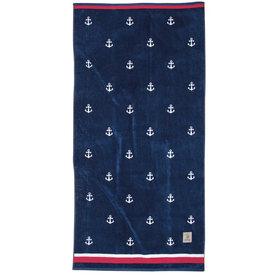 GREENWICH POLO CLUB ΠΕΤΣΕΤΑ ΘΑΛΑΣΣΗΣ 90Χ180 4010 BLUE, WHITE