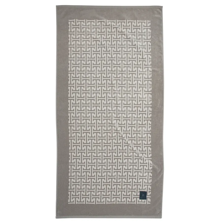 GREENWICH POLO CLUB ΠΕΤΣΕΤΑ ΘΑΛΑΣΣΗΣ 90Χ180 ESSENTIAL 4006 BEIGE, TAUPE