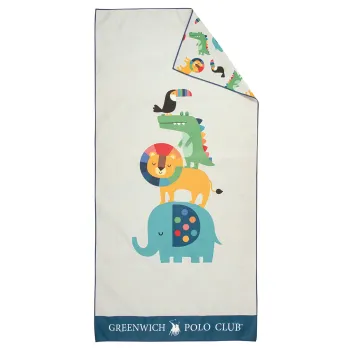 GREENWICH POLO CLUB JUNIOR ΠΕΤΣΕΤΑ ΘΑΛΑΣΣΗΣ 70Χ140 4079 GREY