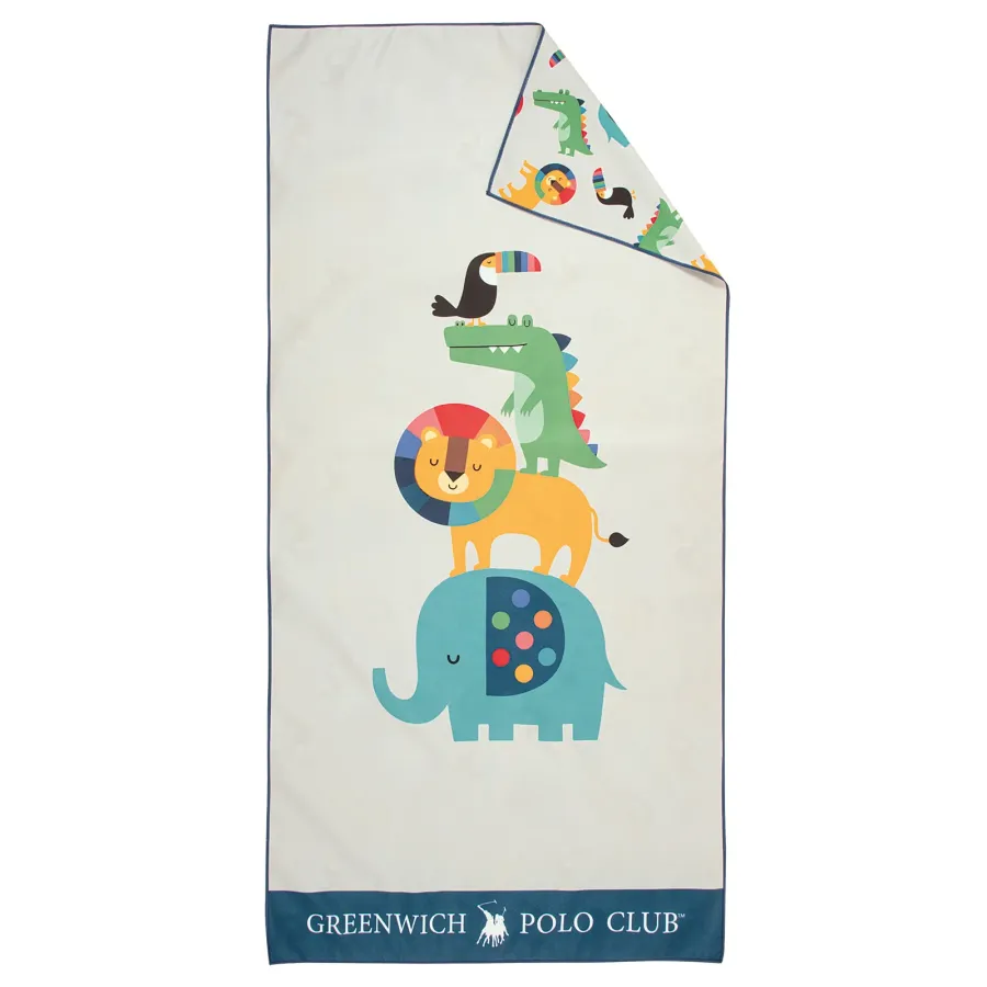 GREENWICH POLO CLUB JUNIOR ΠΕΤΣΕΤΑ ΘΑΛΑΣΣΗΣ 70Χ140 4079 GREY