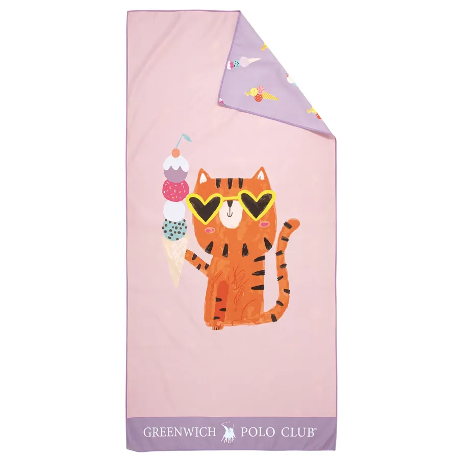 GREENWICH POLO CLUB JUNIOR ΠΕΤΣΕΤΑ ΘΑΛΑΣΣΗΣ 70Χ140 4082 PINK, PURPLE