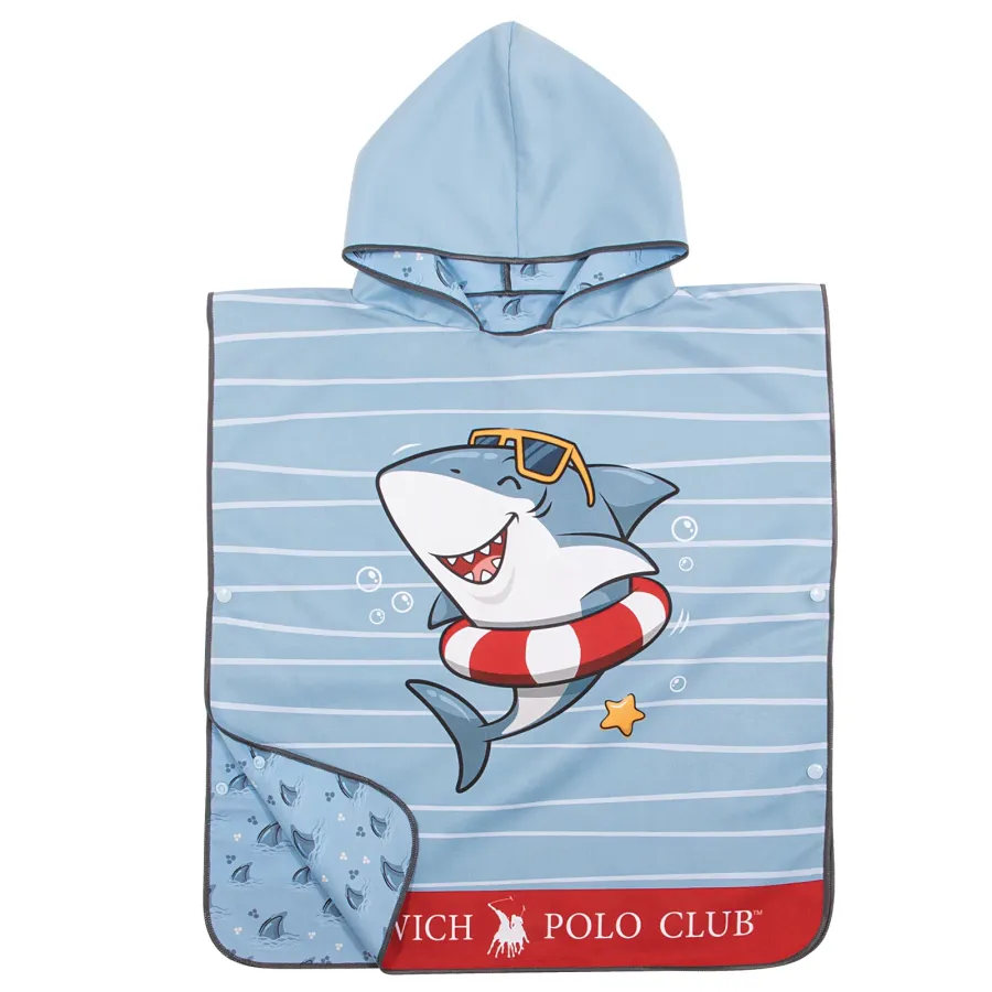 GREENWICH POLO CLUB JUNIOR ΠΟΝΤΣΟ ΘΑΛΑΣΣΗΣ 50Χ115 4044 BLUE