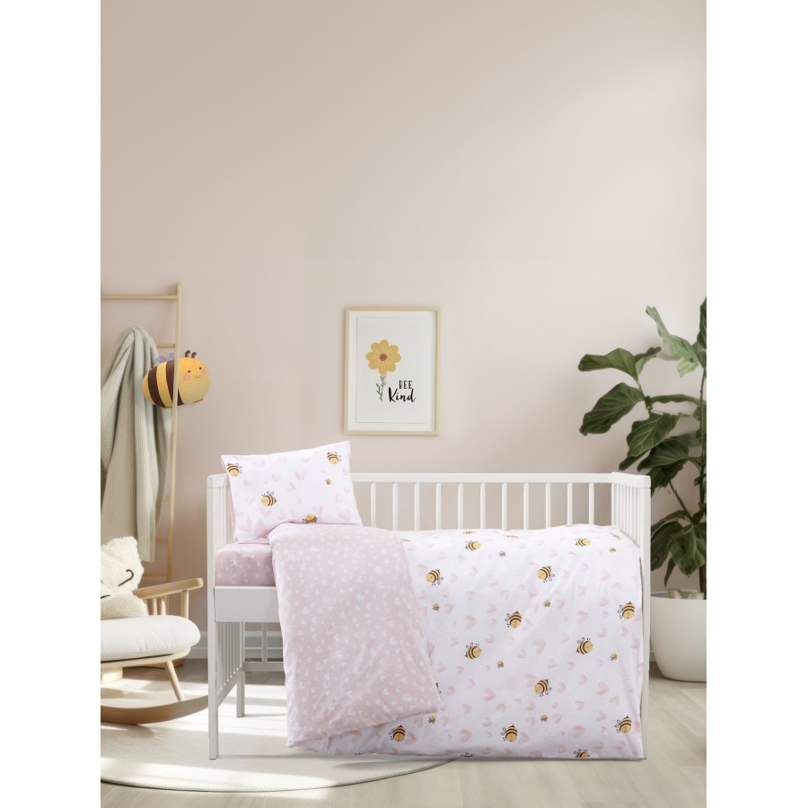 Kocoon Bebe Κουβερλί Κούνιας - Bee Love    110x150