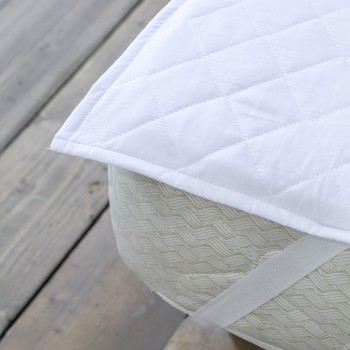 Nima Home Επίστρωμα 100x200 Abbraccio - Επιφάνεια Καπιτονέ με Λάστιχο Λευκό