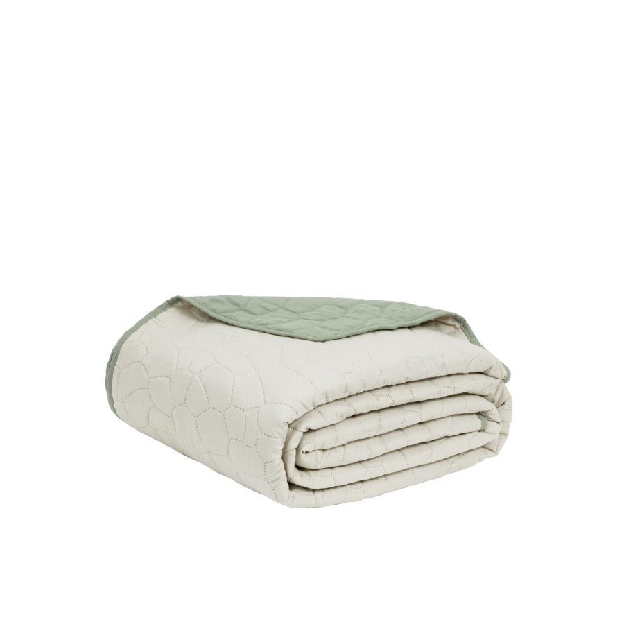 Nima Home Κουβερλί Υπέρδιπλο 220x240 - Nala Wild Beige / Green Μπεζ, Πράσινο   220x240