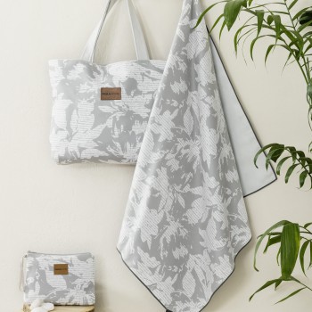 Nima Home Πετσέτα Θαλάσσης 90x160 - Okika Γκρι