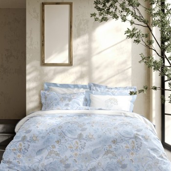 Nima Home Σετ Παπλωματοθήκη Υπέρδιπλη - Jacobus Γαλάζιο   (1 x 220x240 + 2    52x72+5)