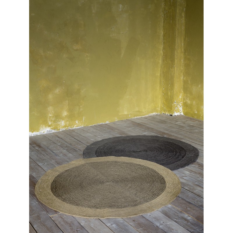 Nima Home Στρογγυλό Χαλί Δ120 - Bergren Gray Γκρι